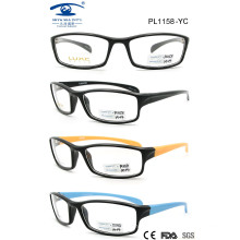 2015 Nice Square Plastic Colourful Eyewear Frame (PL1158)